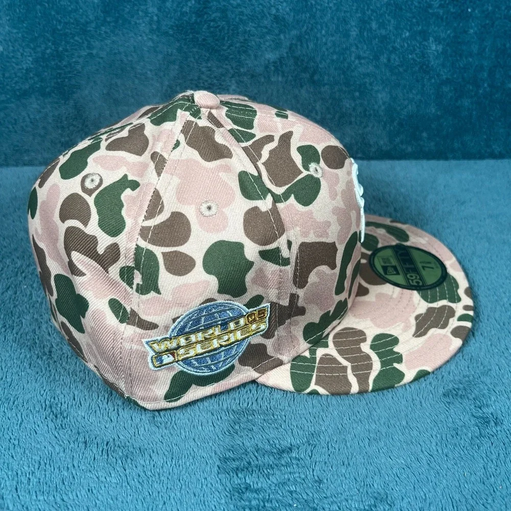 New‎ Era 59Fifty Chicago White Sox Beige Camo World Series Hat 7 1/2